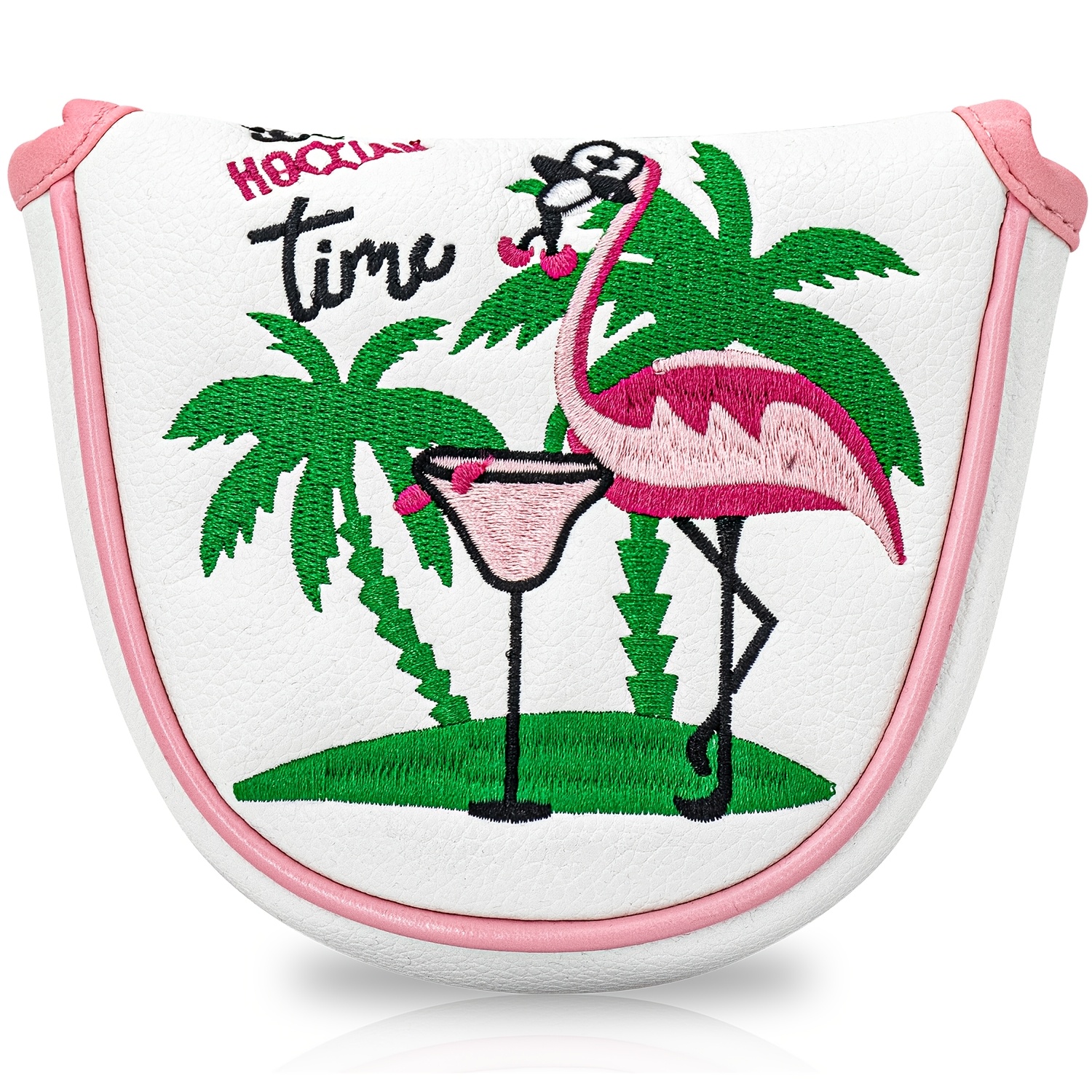 Embroidery Design - 1pc Flamingo Golf Club Headcover -
