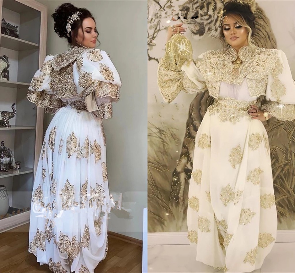 Embroidery Dress - Algeria Caftan Marocain de soirée Bridal
