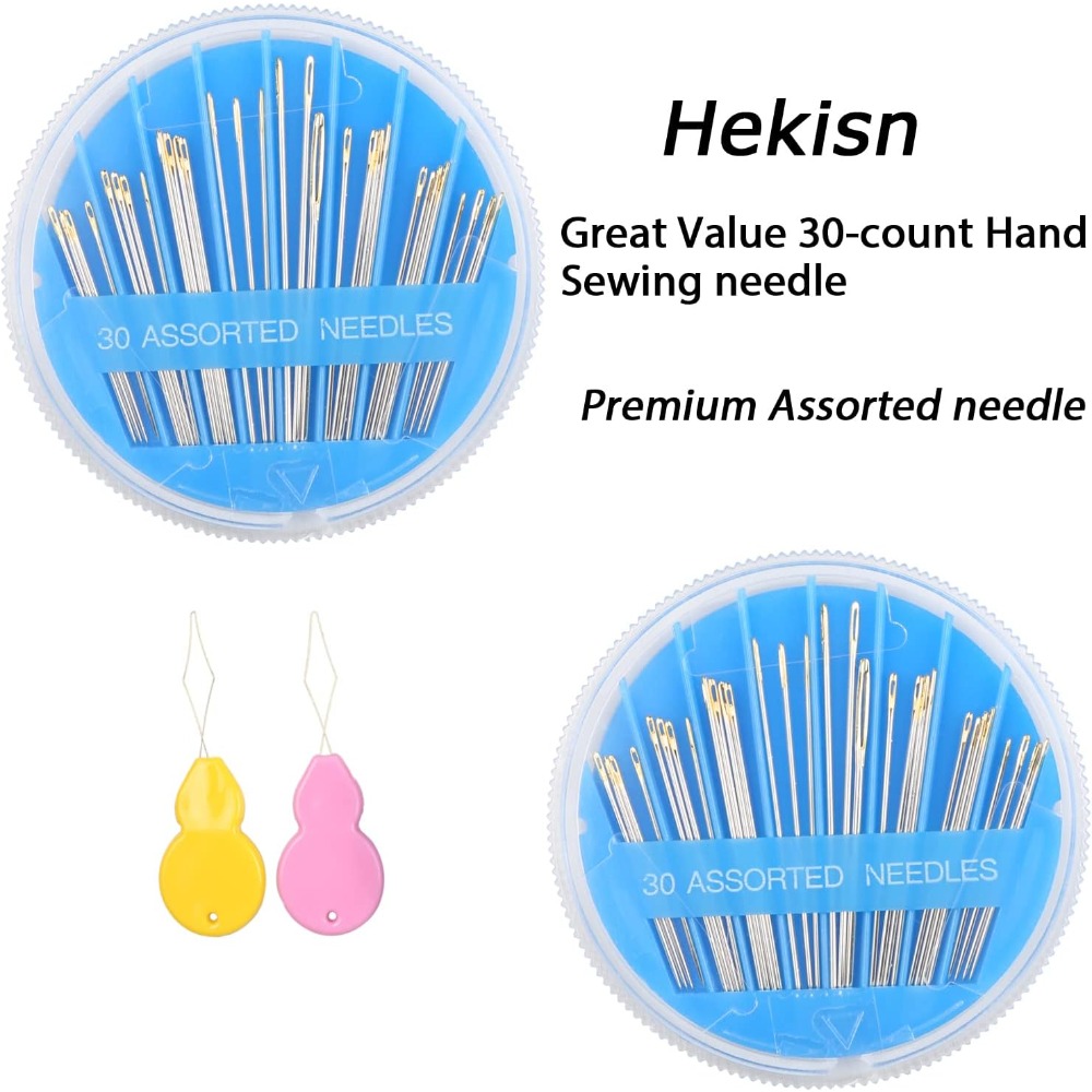Embroidery Needles - Assorted Hand Sewing Needles Set 30pcs