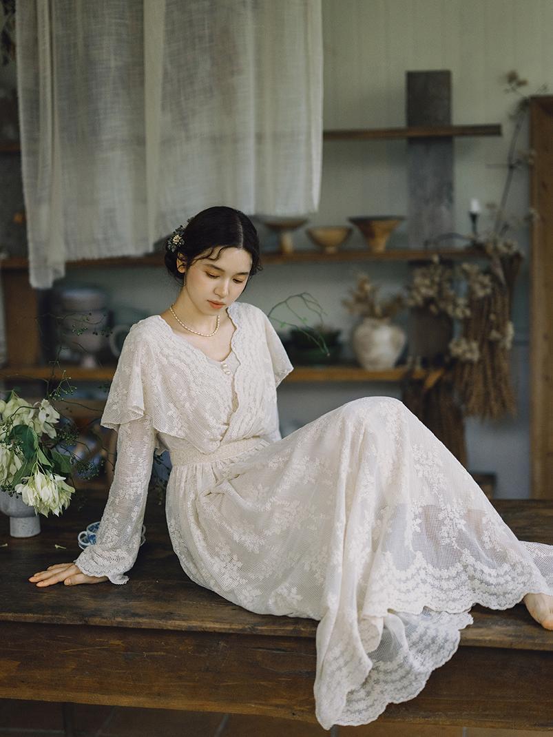 Embroidery Dress - TIYIHAILEY Spring Autumn Women Cotton Dress