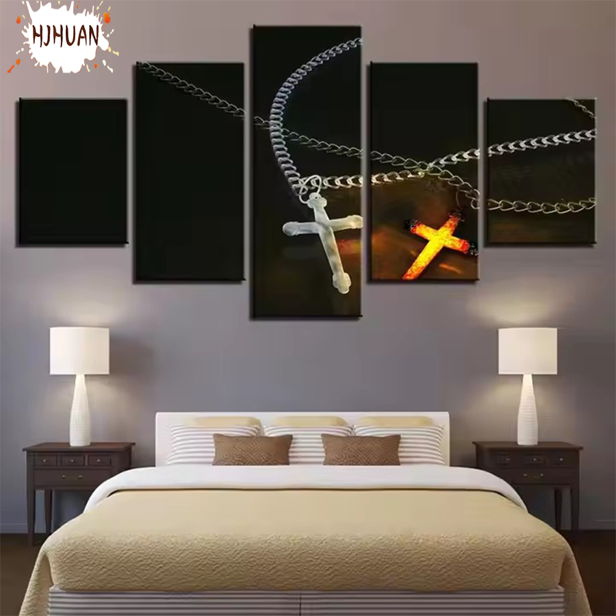 5pcs 5D Diy Diamond Painting T - Embroidery Hd Images บทวิจารณ์และราคา