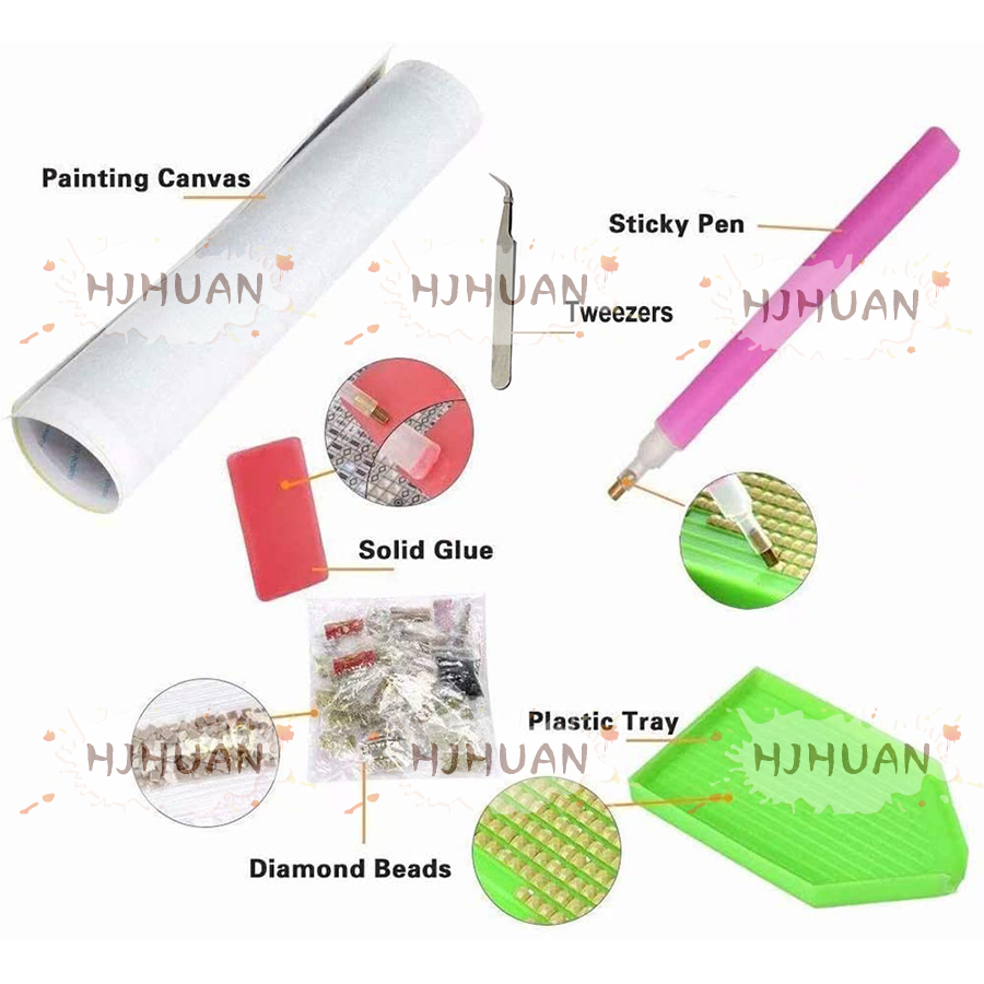 5pcs 5D Diy Diamond Painting T - Embroidery Hd Images บทวิจารณ์และราคา