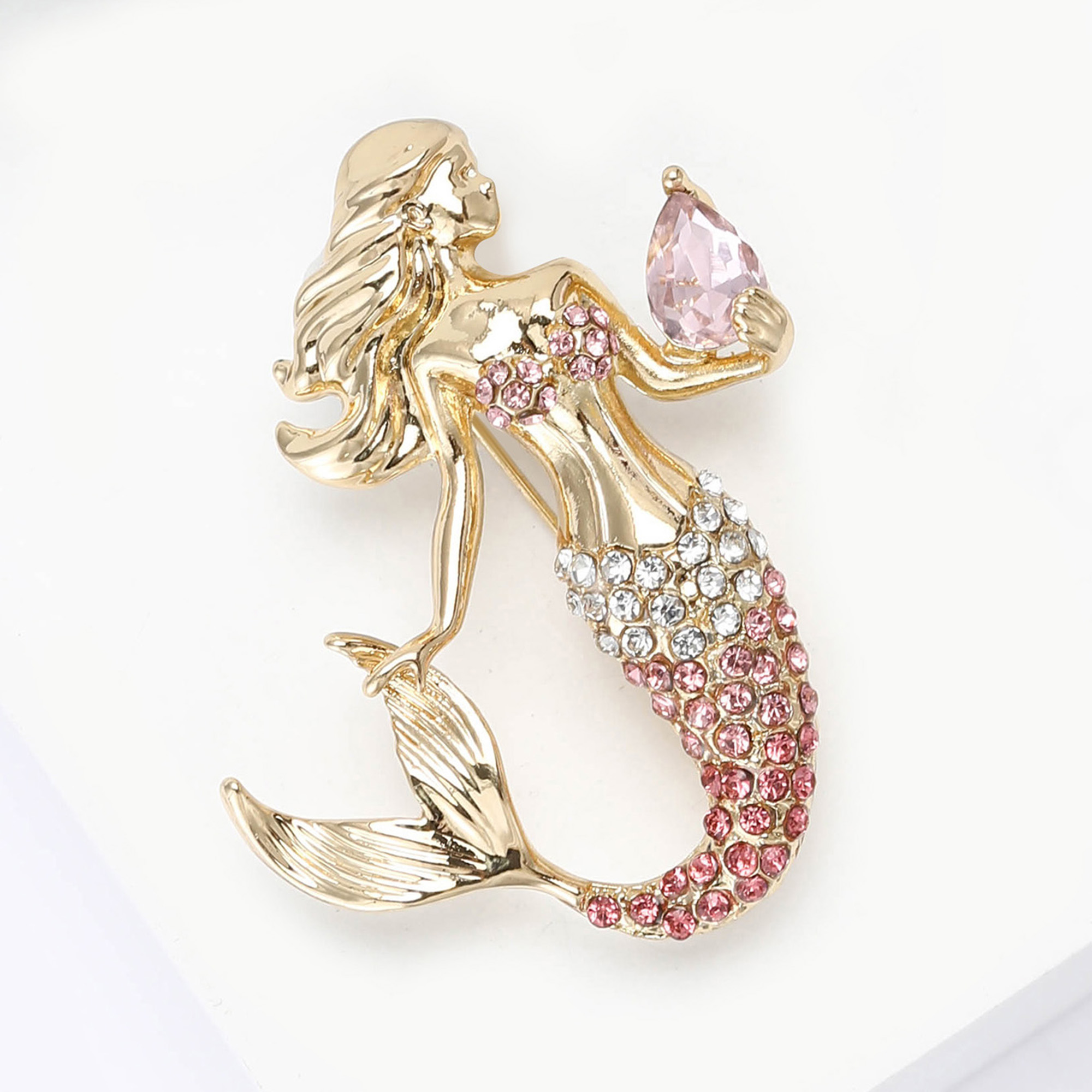 Trendy Rhinestones Mermaids Br - Embroidery Whale บทวิจารณ์และราคา