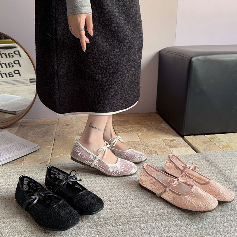 Women's Gentle Ballet Flat Sho - Embroidery Canvas บทวิจารณ์และราคา