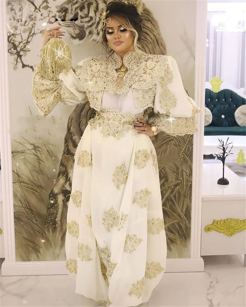 Algeria Caftan Marocain de soi - Embroidery Dress บทวิจารณ์และราคา