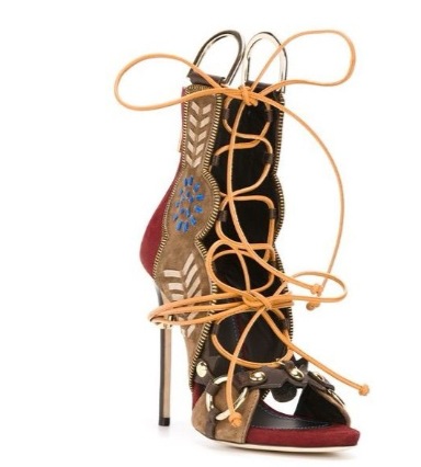 Thin High Heel Peep Toe Design - Embroidery Design บทวิจารณ์และราคา