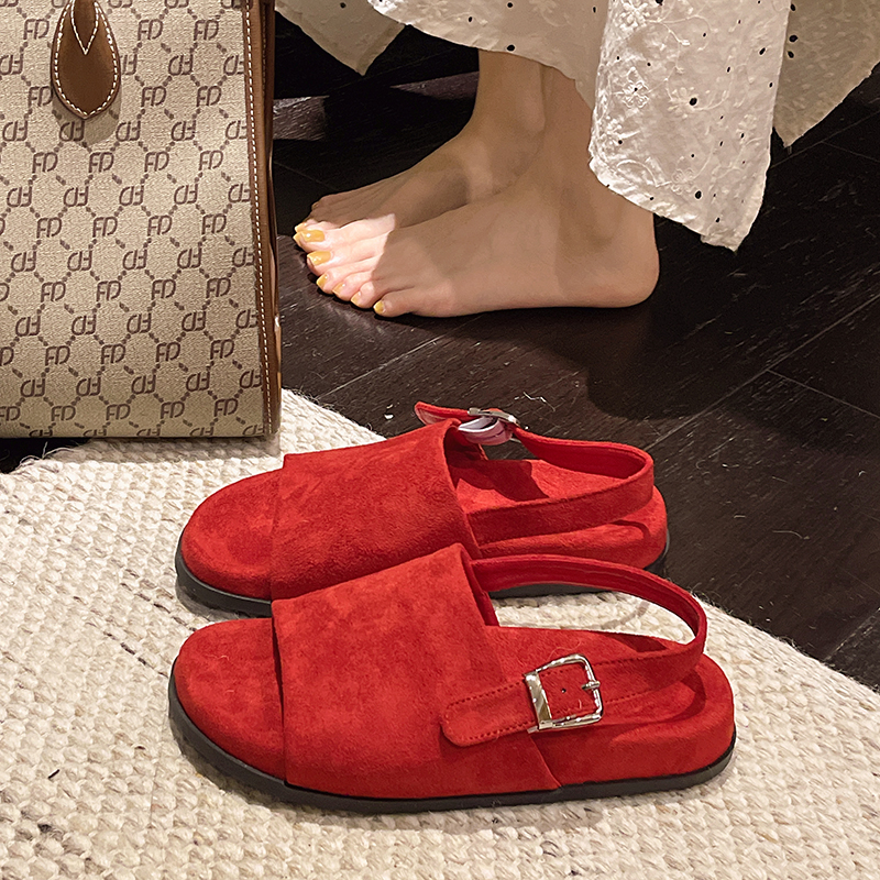 Woomen Sandals Summer New Wome - Embroidery Flat Shoes บทวิจารณ์และราคา