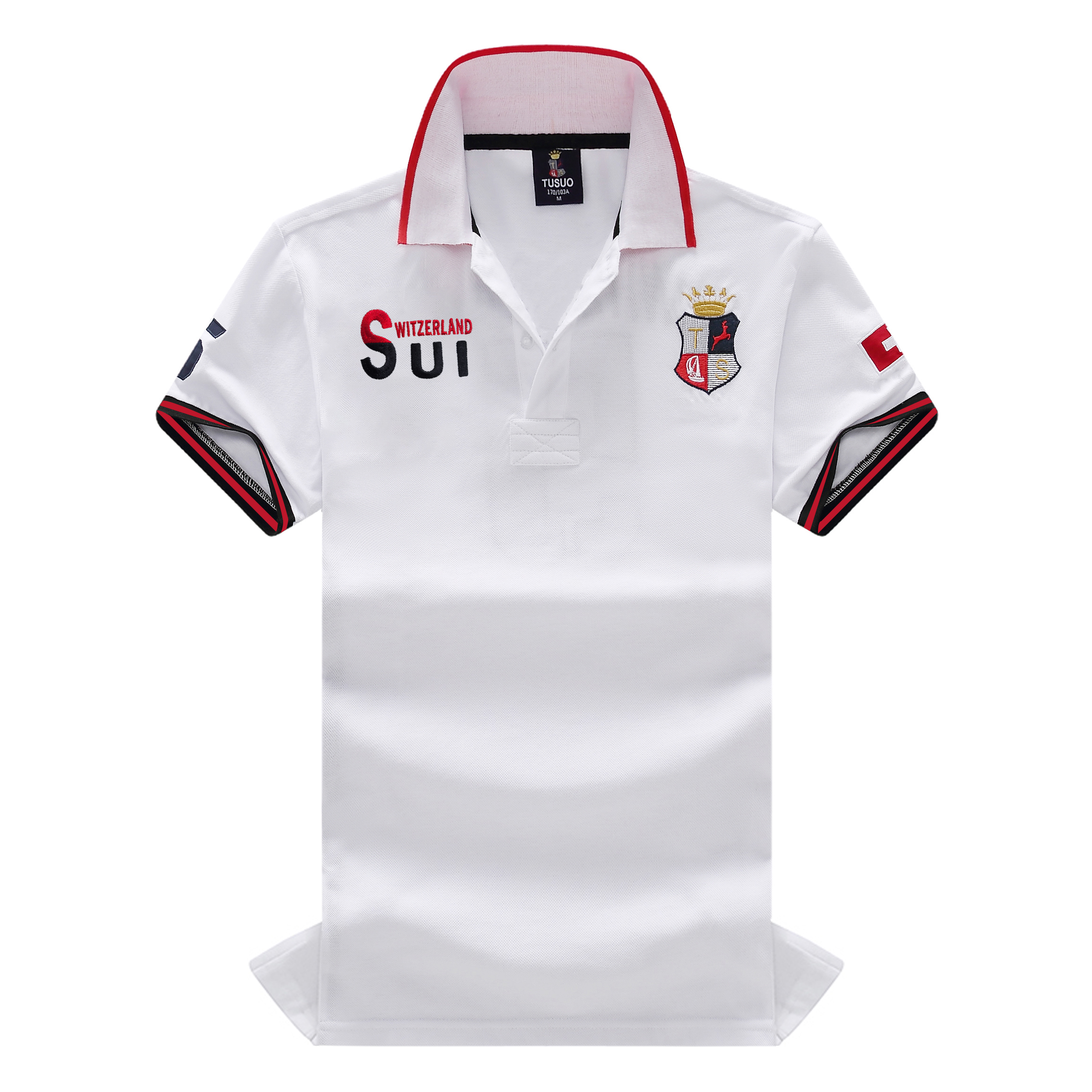 Men's Polo Shirt Classic Switz - Embroidery Shirt บทวิจารณ์และราคา