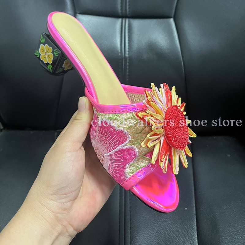 Iridescent Embroidery Upper Su - Embroidery Flower บทวิจารณ์และราคา
