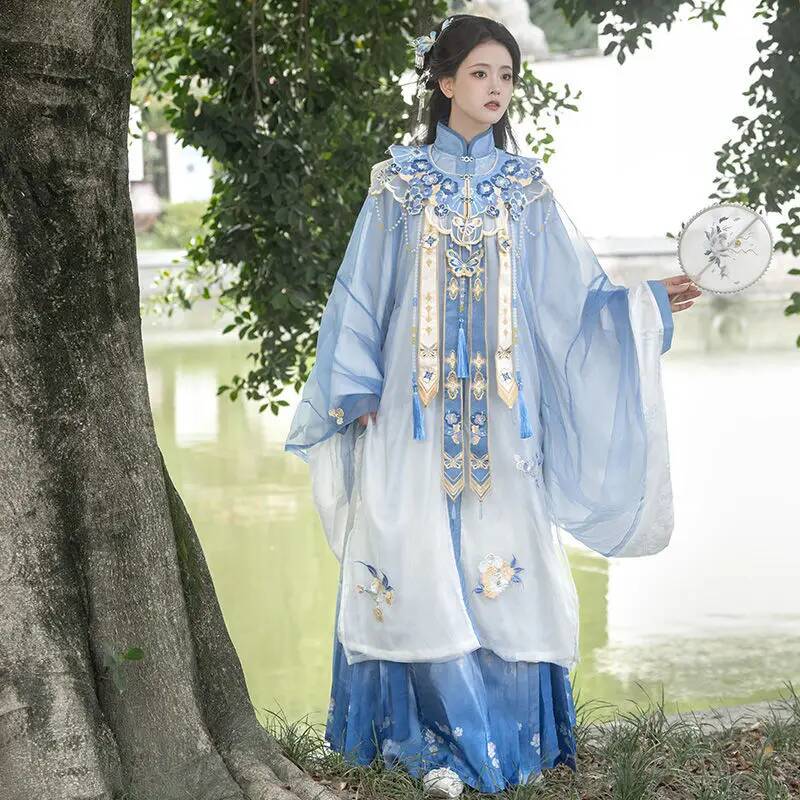 Bimonthly[Lan Jin Luo]New Hanf - Embroidery Shirt บทวิจารณ์และราคา