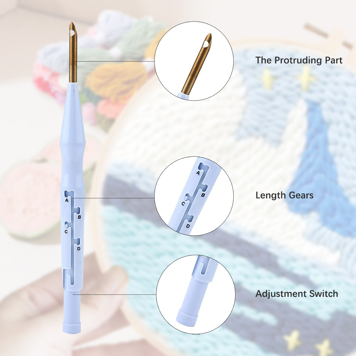 RUOPOTY Whale Diy Needle Punch - Embroidery Whale บทวิจารณ์และราคา