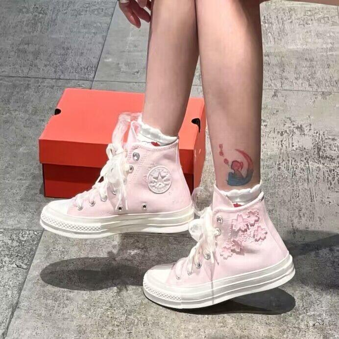 Womens Embroidery Canvas Sneak - Embroidery Canvas บทวิจารณ์และราคา