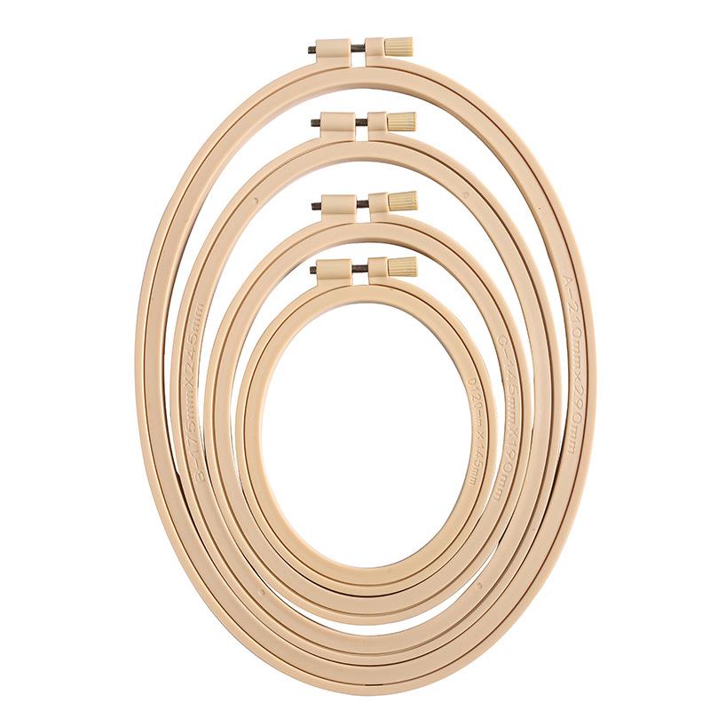 Imitation Bamboo Plastic Oval  - Embroidery Hoop Stand บทวิจารณ์และราคา