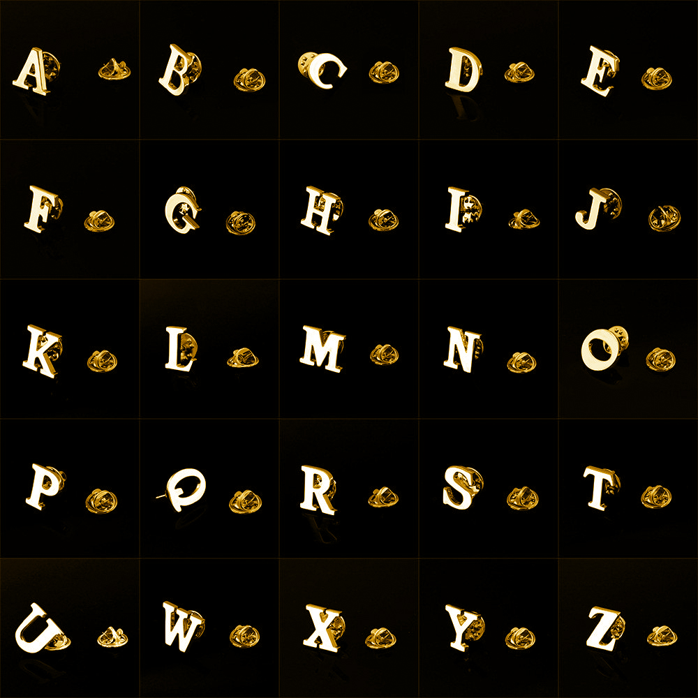 Quality Brass Initial A to Z 2 - Embroidery Letter M บทวิจารณ์และราคา