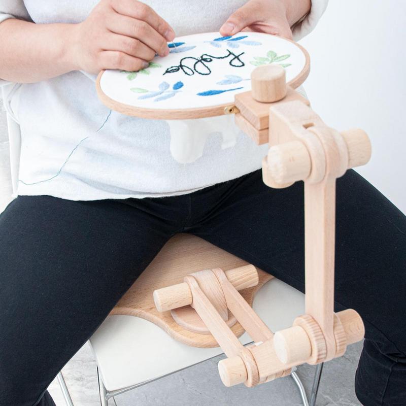 360 Degree Rotation Adjustable - Embroidery Hoop Stand บทวิจารณ์และราคา