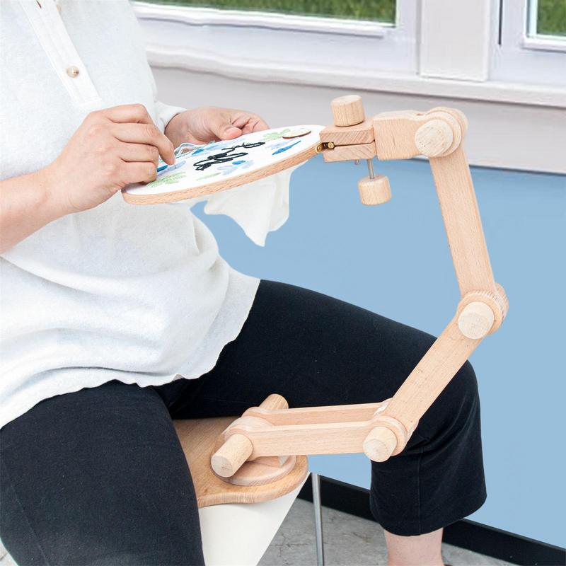 360 Degree Rotation Adjustable - Embroidery Hoop Stand บทวิจารณ์และราคา