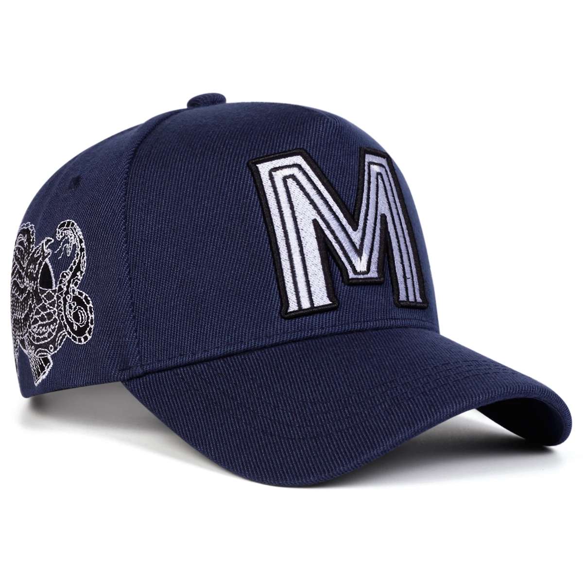 Unisex M Letter Embroidery Bas - Embroidery Letter M บทวิจารณ์และราคา