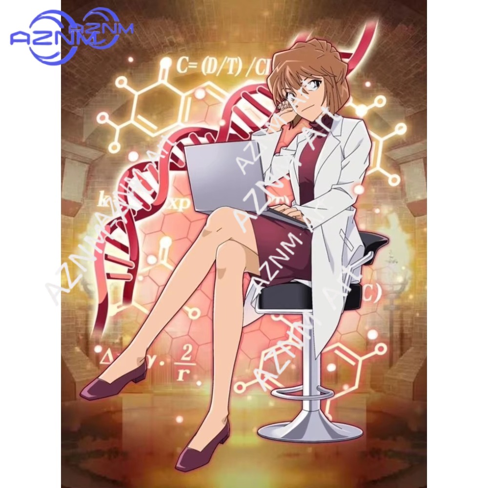 1pc Detective Conan Diamond Pa - Embroidery Canvas บทวิจารณ์และราคา