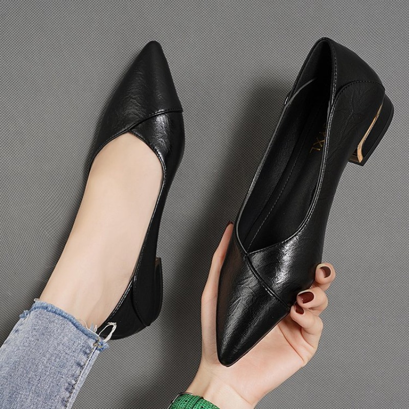 2026 Spring and Autumn New Poi - Embroidery Flat Shoes บทวิจารณ์และราคา