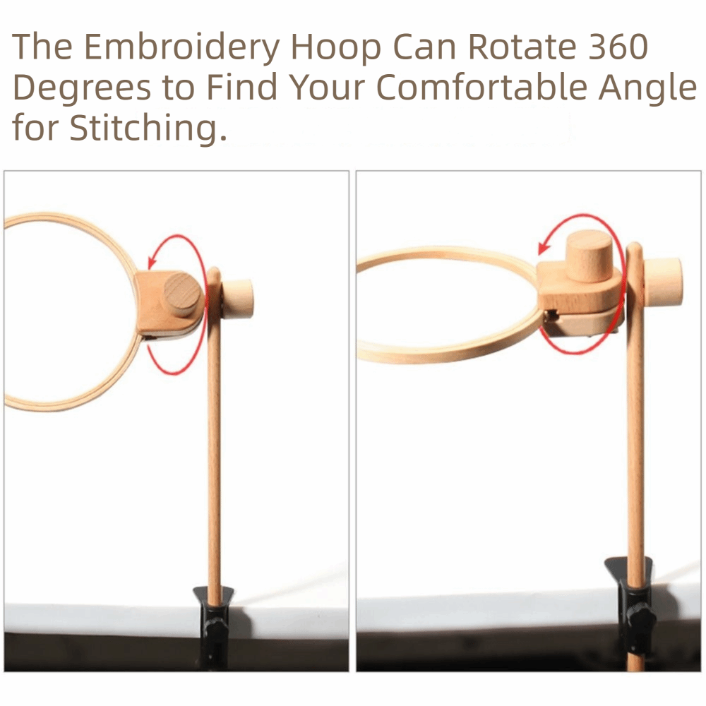 Beech Wood Embroidery Frame La - Embroidery Hoop Stand บทวิจารณ์และราคา