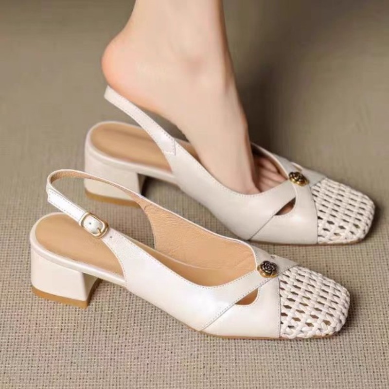 Women's French-style closed-to - Embroidery Flat Shoes บทวิจารณ์และราคา