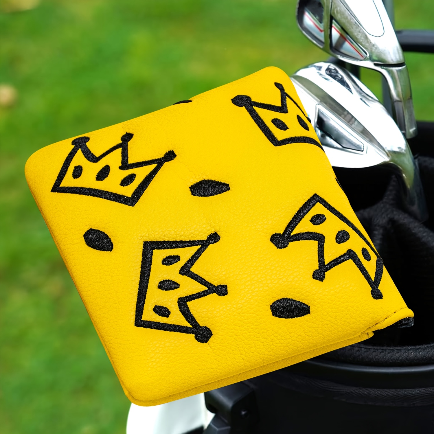 1pc Golf Mallet Putter Cover w - Embroidery Design บทวิจารณ์และราคา
