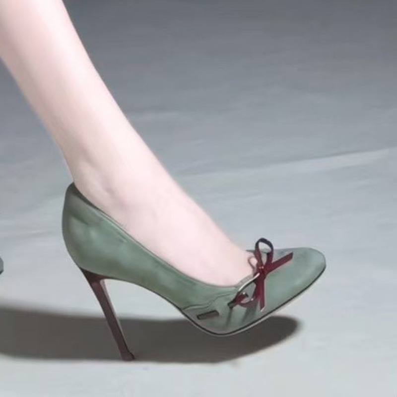 Temperament Super High Heel Si - Embroidery Flat Shoes บทวิจารณ์และราคา