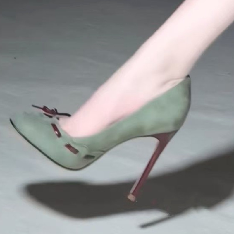 Temperament Super High Heel Si - Embroidery Flat Shoes บทวิจารณ์และราคา