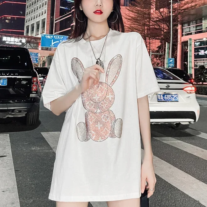 Women's Summer Casual T-Shirt: - Embroidery Shirt บทวิจารณ์และราคา