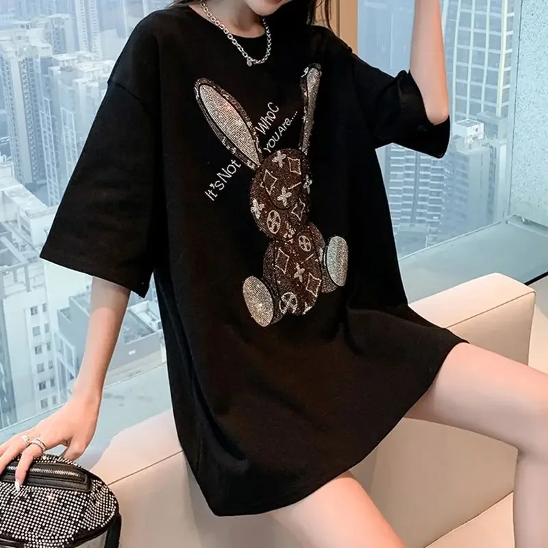Women's Summer Casual T-Shirt: - Embroidery Shirt บทวิจารณ์และราคา