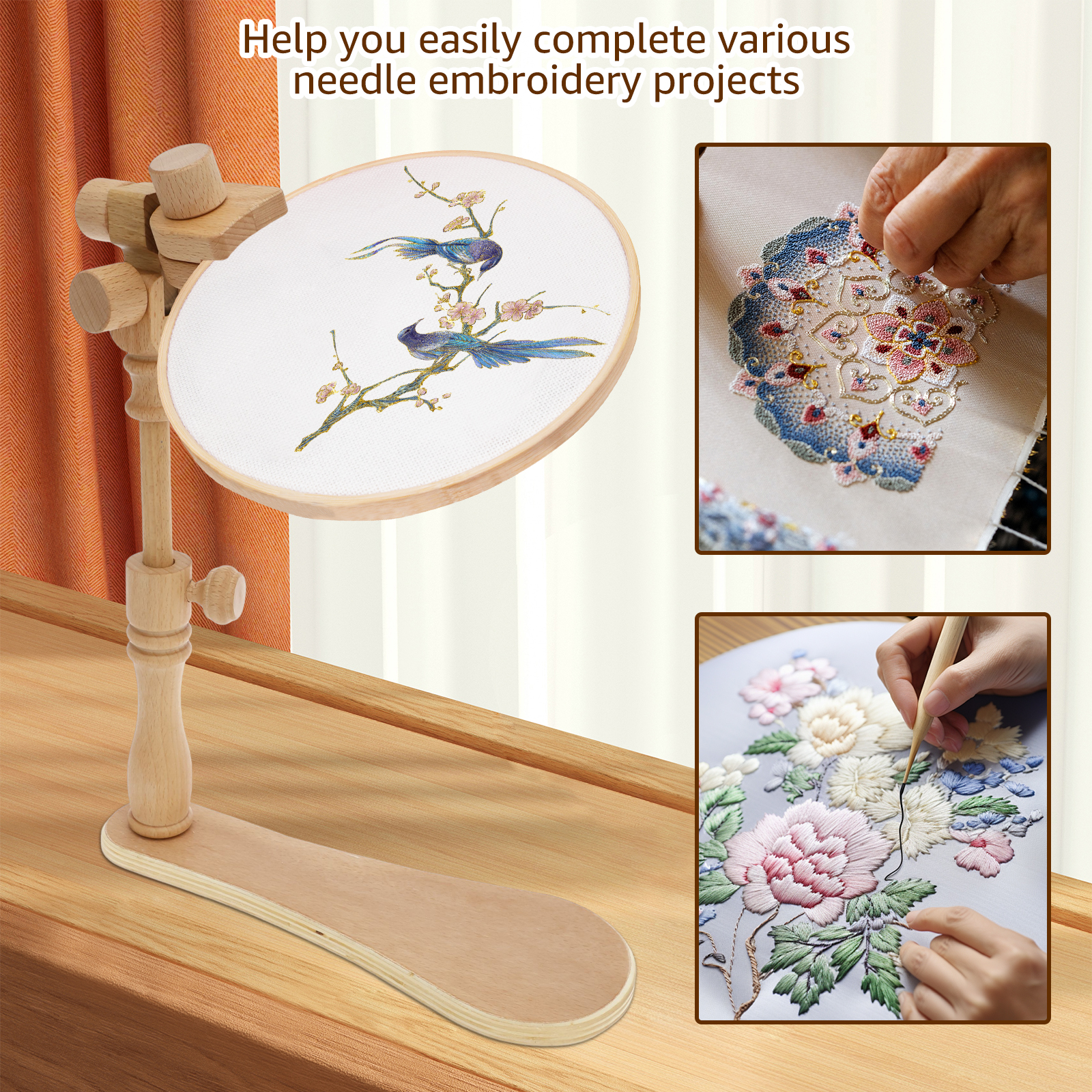Embroidery Hoops Stand Adjusta - Embroidery Hoop Stand บทวิจารณ์และราคา