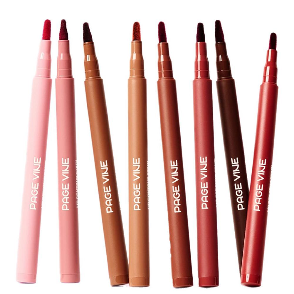 Velvet Matte Lip Contour Pen W - Transfer Pen Ink บทวิจารณ์และราคา