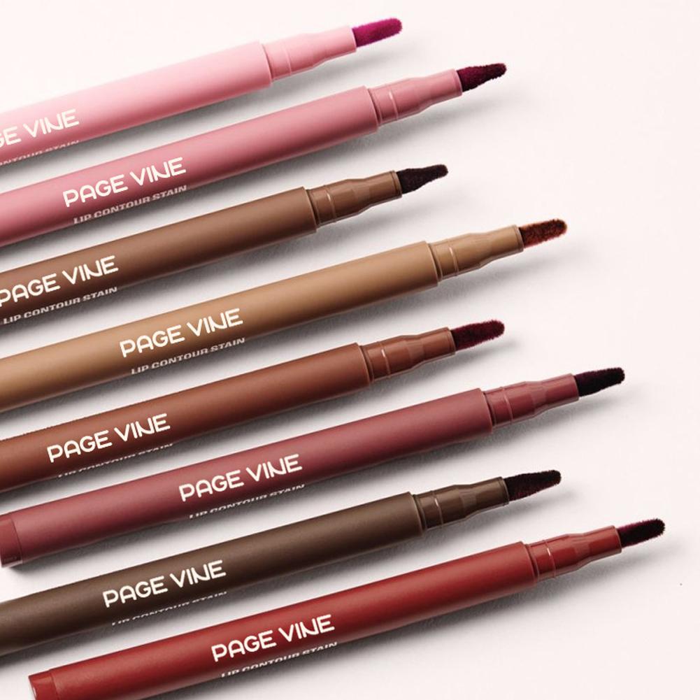 Velvet Matte Lip Contour Pen W - Transfer Pen Ink บทวิจารณ์และราคา