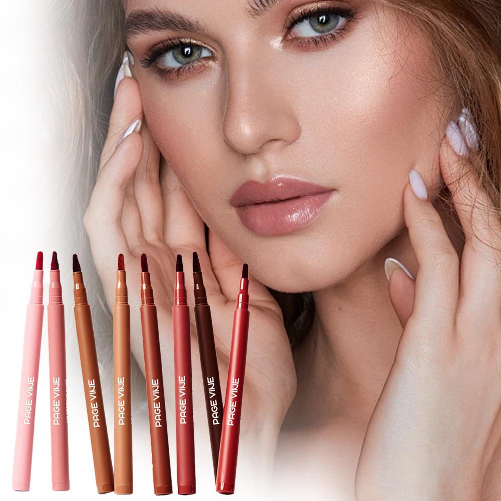 Velvet Matte Lip Contour Pen W - Transfer Pen Ink บทวิจารณ์และราคา