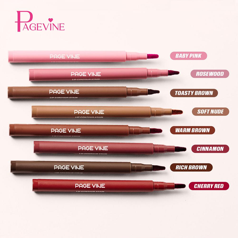 Velvet Matte Lip Contour Pen W - Transfer Pen Ink บทวิจารณ์และราคา