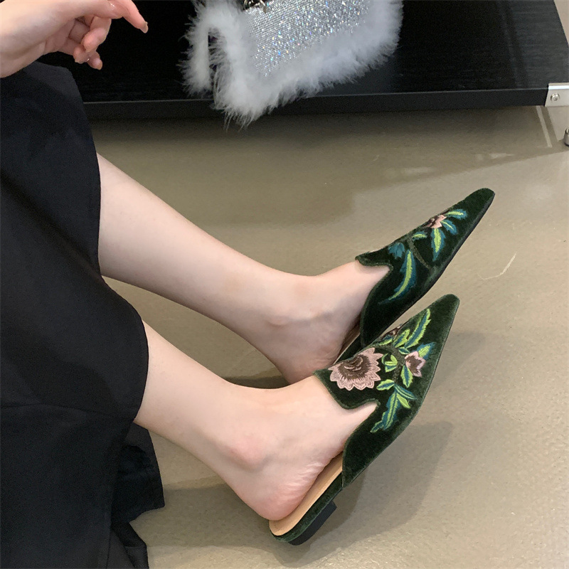 2026 New Women's Shoes Embroid - Embroidery Flower บทวิจารณ์และราคา