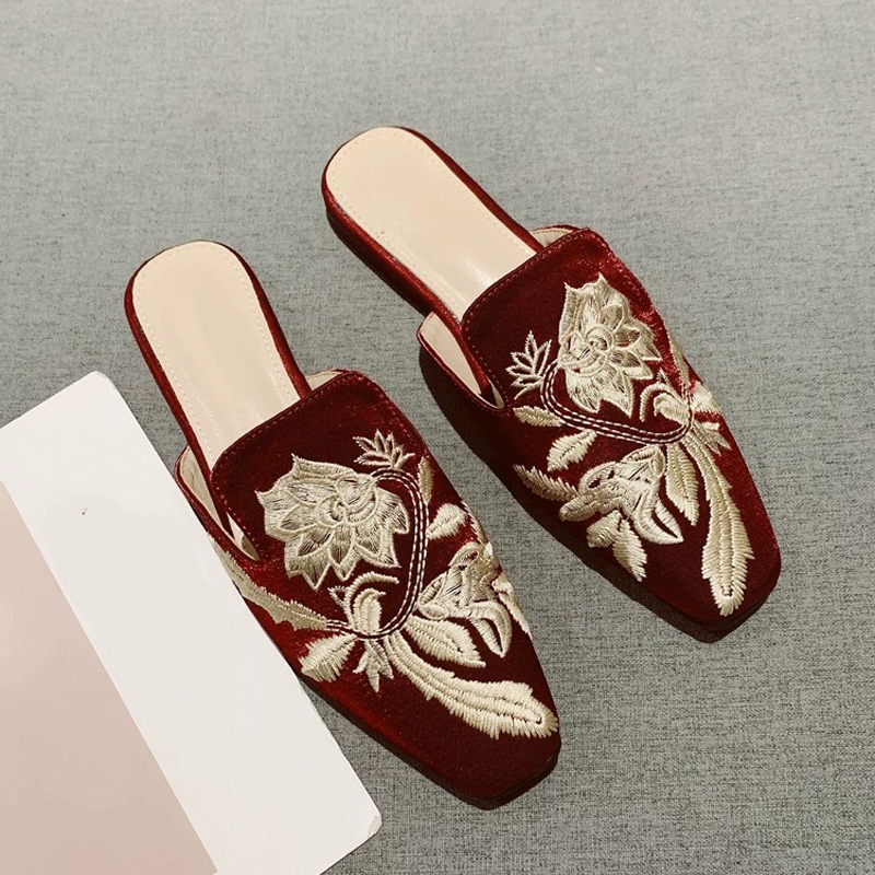 2026 New Womens Shoe Retro Emb - Embroidery Design บทวิจารณ์และราคา