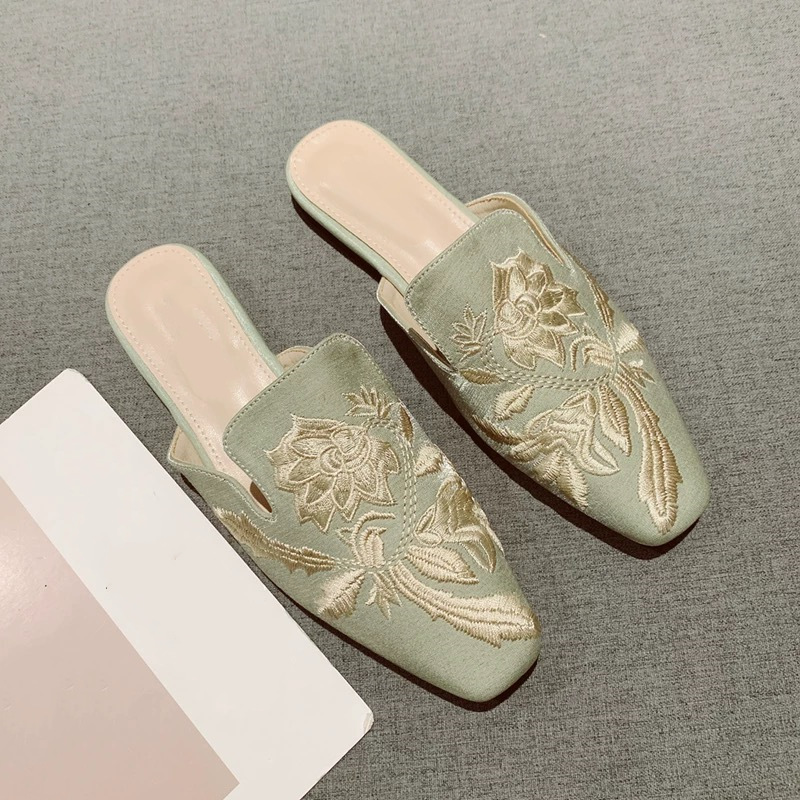 2026 New Womens Shoe Retro Emb - Embroidery Design บทวิจารณ์และราคา