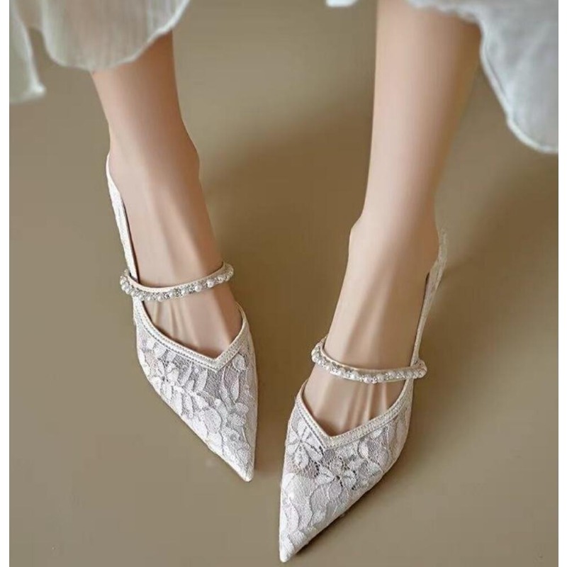 Sexy Lace Embroidery High Heel - Embroidery Dress บทวิจารณ์และราคา
