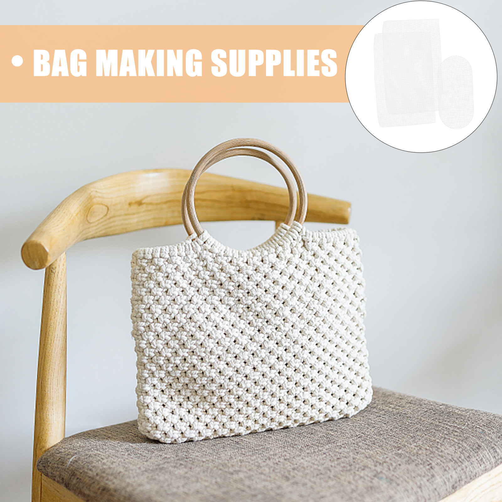 1Set Bucket Bag Material Plast - Embroidery Canvas บทวิจารณ์และราคา