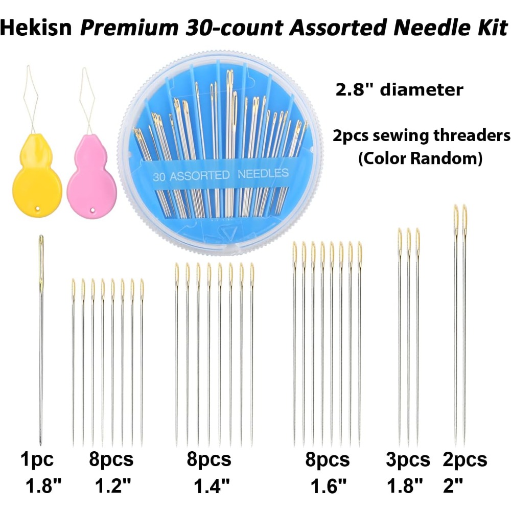 Assorted Hand Sewing Needles S - Embroidery Needles บทวิจารณ์และราคา