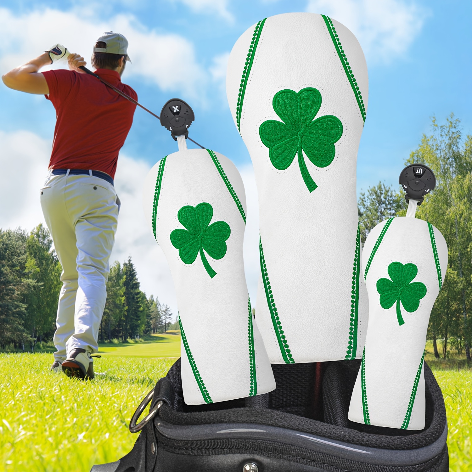1pc/4pcs Golf Club Head Covers - Embroidery Design บทวิจารณ์และราคา