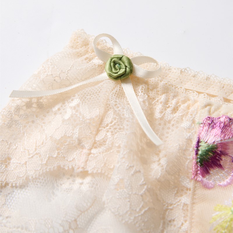 Lace See Through Women Sexy Li - Embroidery Flower บทวิจารณ์และราคา