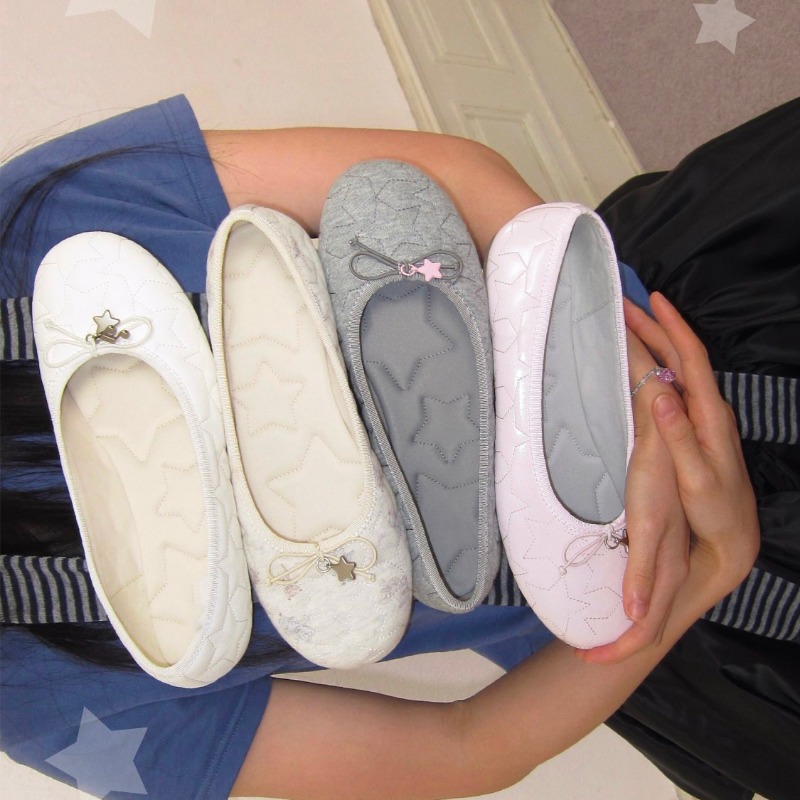 Bows Ballet Shoes - 2026 New S - Embroidery Flat Shoes บทวิจารณ์และราคา