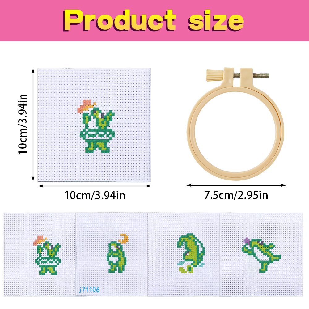 4pcs Embroidery Starter Kit DI - Embroidery Needles บทวิจารณ์และราคา