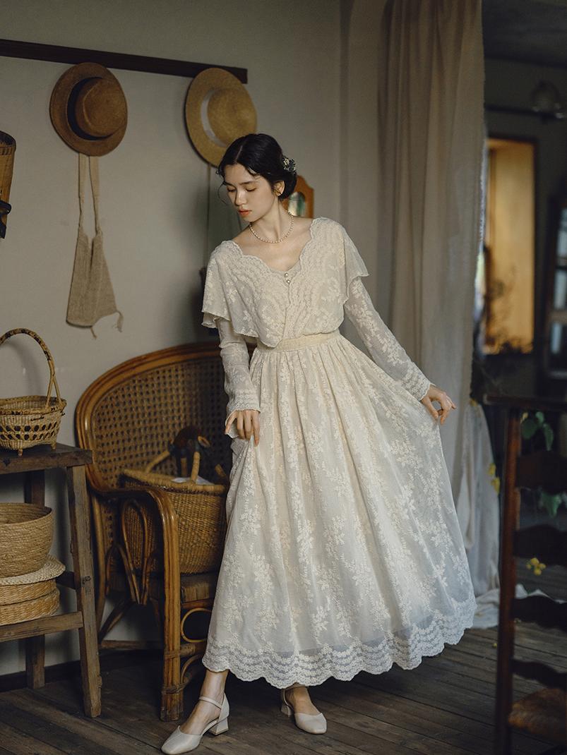 TIYIHAILEY Spring Autumn Women - Embroidery Dress บทวิจารณ์และราคา