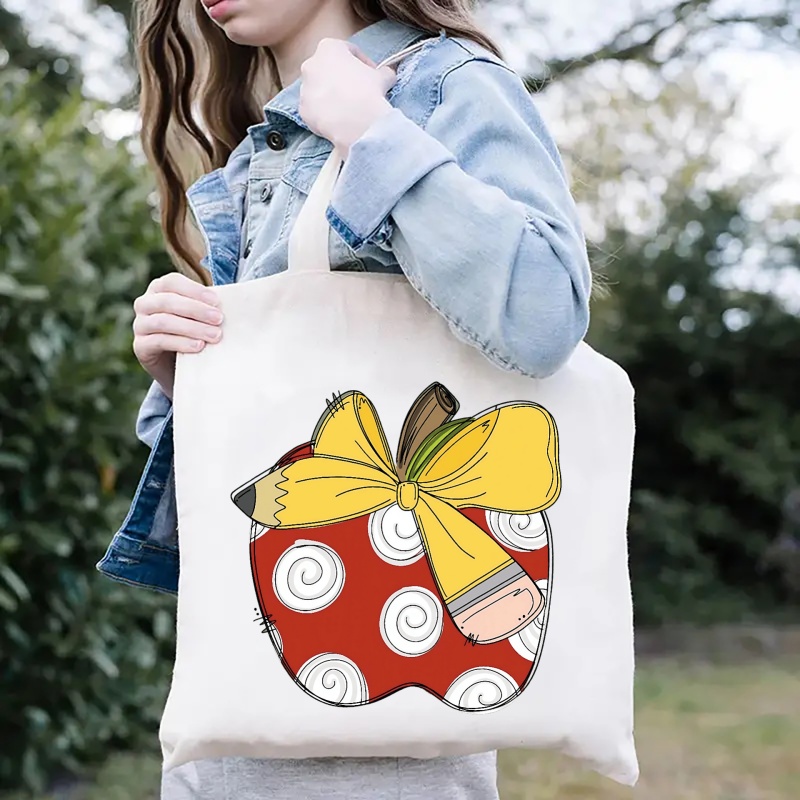 Cartoon Apple with Bow & Penci - Transfer Pen Ink บทวิจารณ์และราคา