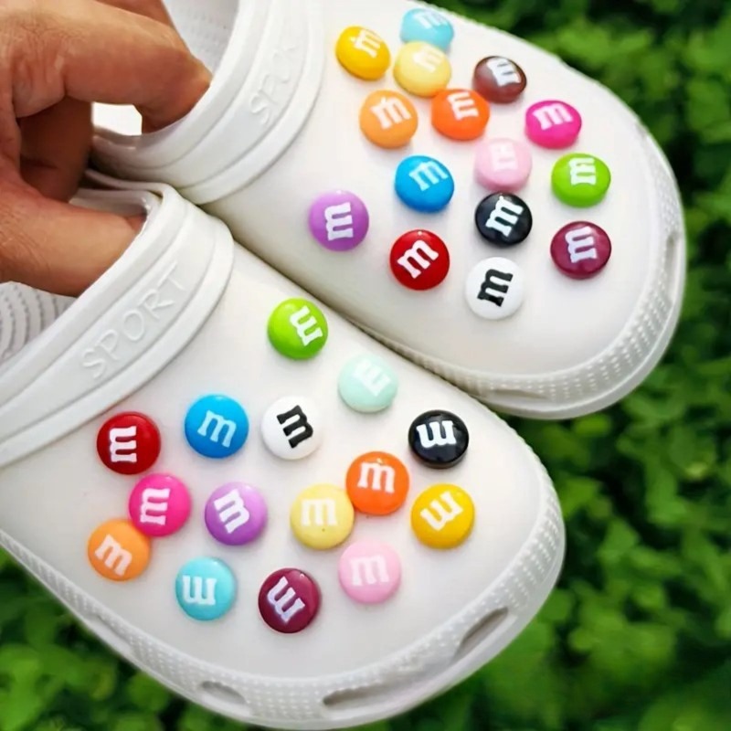 15/30Pcs Funny Letter M Bean C - Embroidery Letter M บทวิจารณ์และราคา