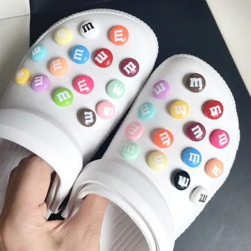 15/30Pcs Funny Letter M Bean C - Embroidery Letter M บทวิจารณ์และราคา