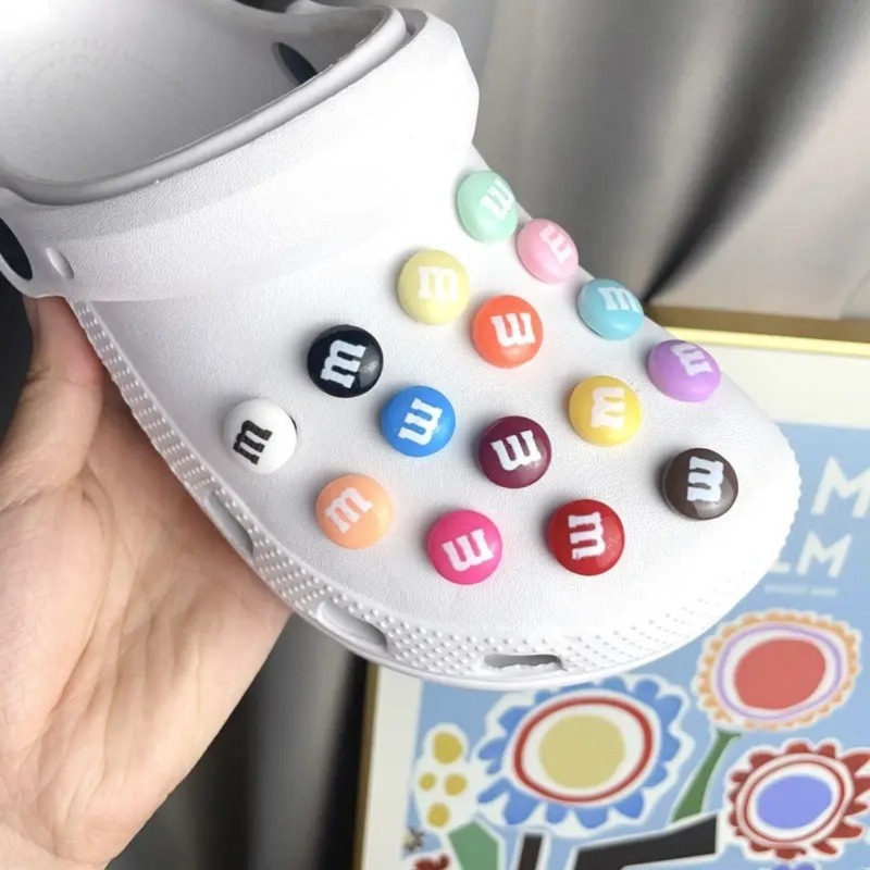 15/30Pcs Funny Letter M Bean C - Embroidery Letter M บทวิจารณ์และราคา